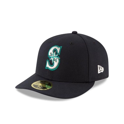 Seattle Mariners Gorra | New Era MLB Authentic Collection Low Profile 59fifty Fitted Cap Mexico - Azules